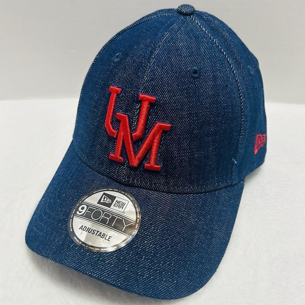 New‎ Era Ole Miss Rebels Vault 9FORTY Adjustable Hat Cap Blue NCAA College